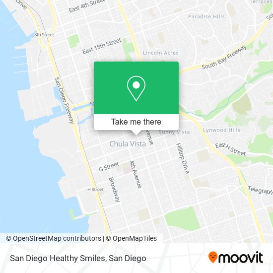 San Diego Healthy Smiles map