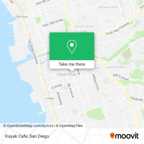 Kayak Cafe map