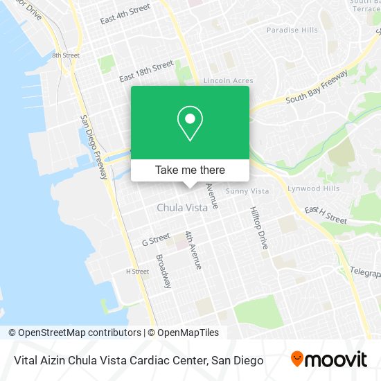 Vital Aizin Chula Vista Cardiac Center map