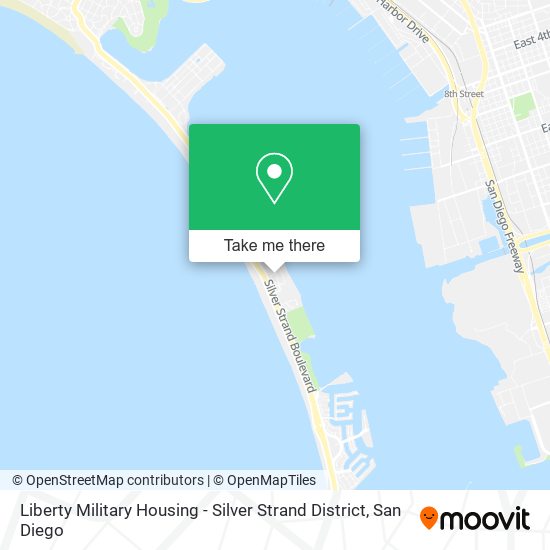 Liberty Military Housing - Silver Strand District map