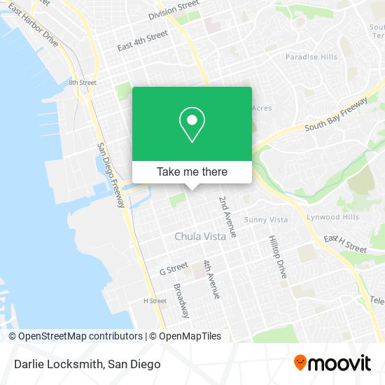 Darlie Locksmith map