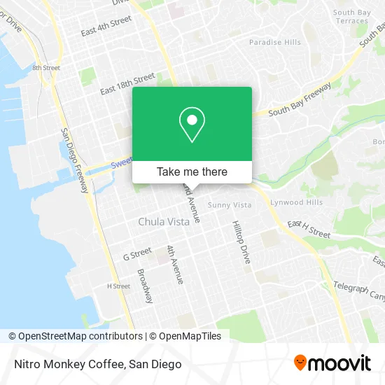 Mapa de Nitro Monkey Coffee