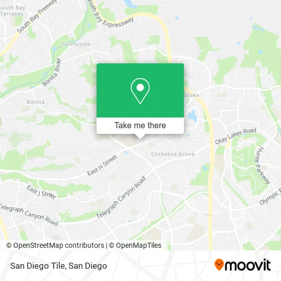 San Diego Tile map