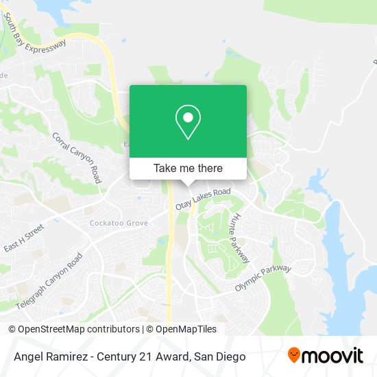 Angel Ramirez - Century 21 Award map