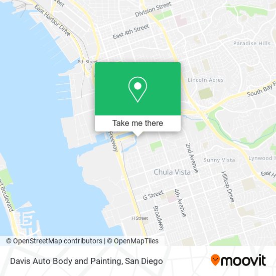 Mapa de Davis Auto Body and Painting