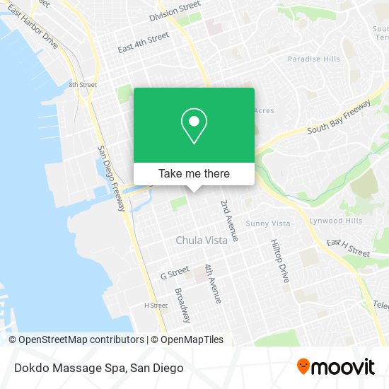 Dokdo Massage Spa map