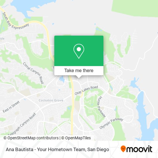 Ana Bautista - Your Hometown Team map