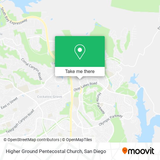 Mapa de Higher Ground Pentecostal Church