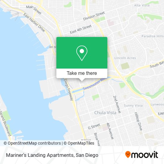 Mariner's Landing Apartments map