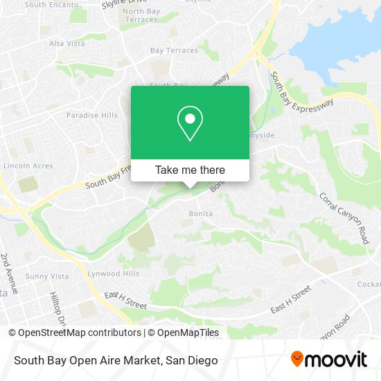 Mapa de South Bay Open Aire Market