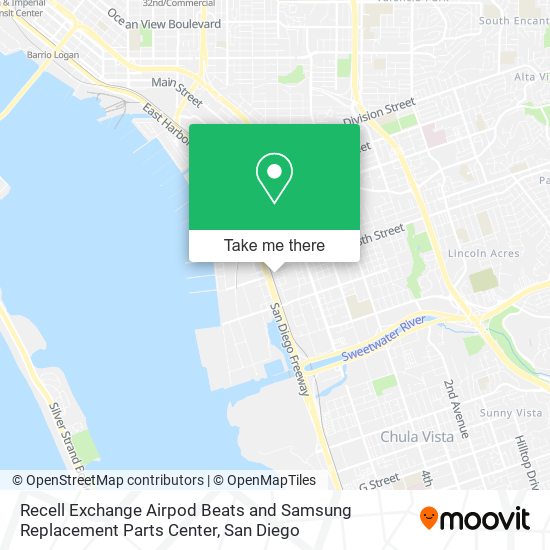 Recell Exchange Airpod Beats and Samsung Replacement Parts Center map