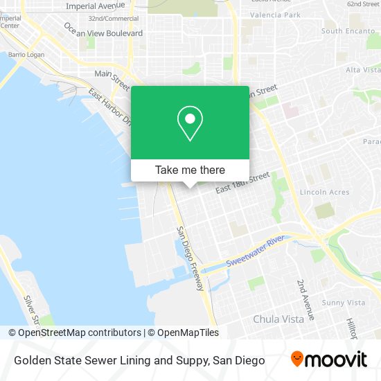 Golden State Sewer Lining and Suppy map