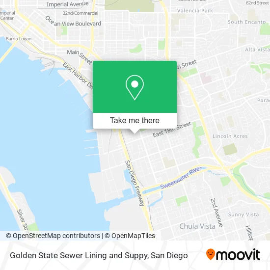 Mapa de Golden State Sewer Lining and Suppy