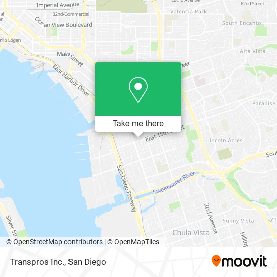 Mapa de Transpros Inc.
