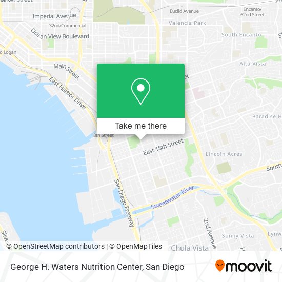 Mapa de George H. Waters Nutrition Center