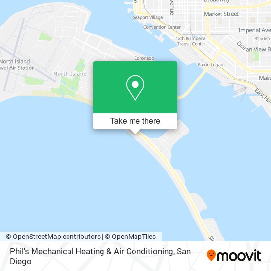Phil's Mechanical Heating & Air Conditioning map