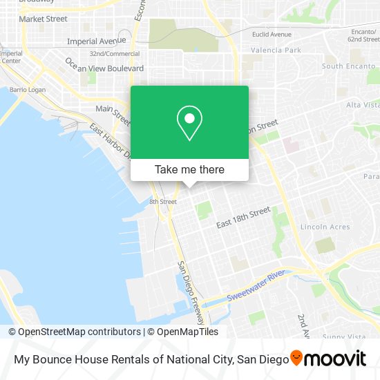 Mapa de My Bounce House Rentals of National City