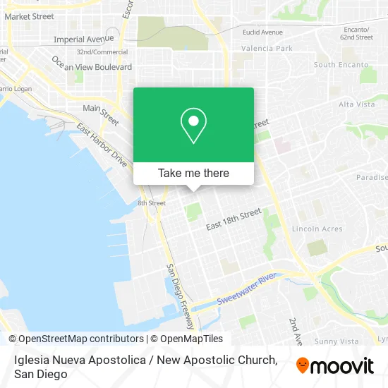 Mapa de Iglesia Nueva Apostolica / New Apostolic Church