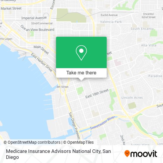 Mapa de Medicare Insurance Advisors National City