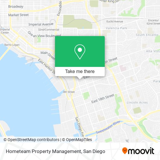 Hometeam Property Management map