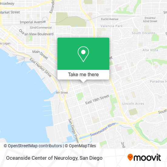 Mapa de Oceanside Center of Neurology