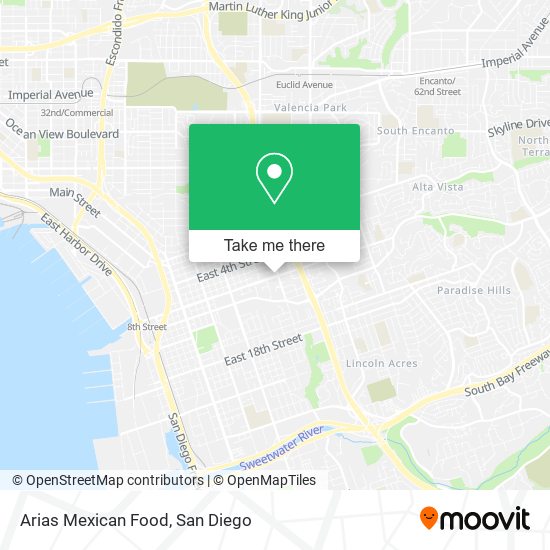 Arias Mexican Food map