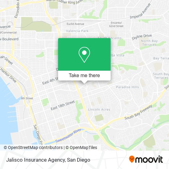 Mapa de Jalisco Insurance Agency