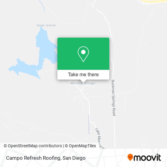 Campo Refresh Roofing map