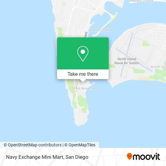 Mapa de Navy Exchange Mini Mart