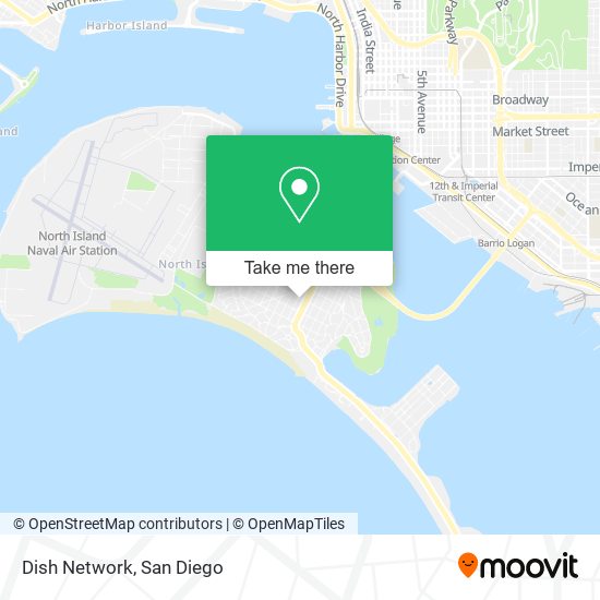 Mapa de Dish Network