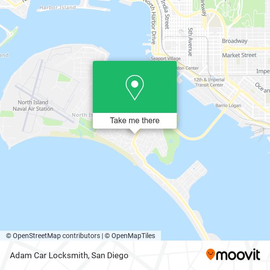 Adam Car Locksmith map