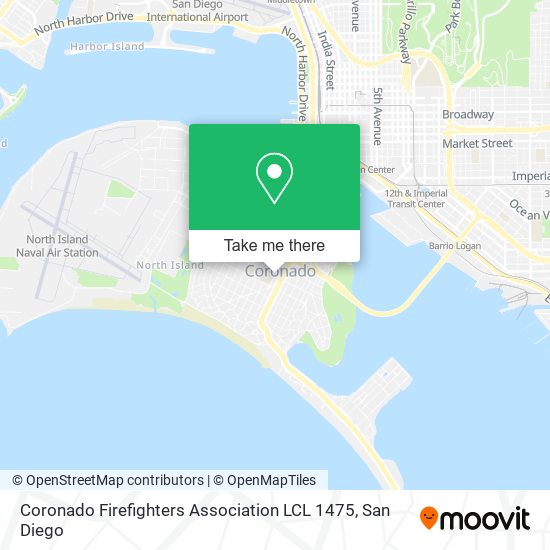 Coronado Firefighters Association LCL 1475 map