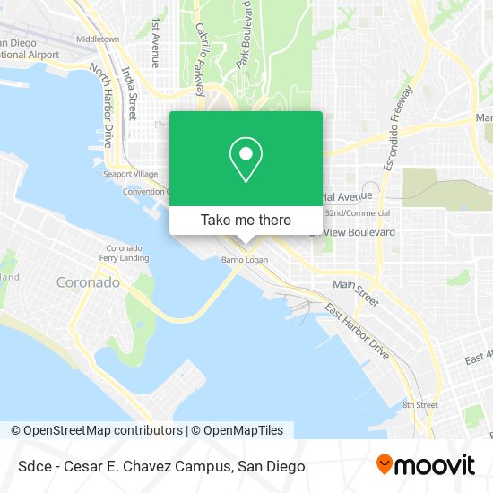 Sdce - Cesar E. Chavez Campus map
