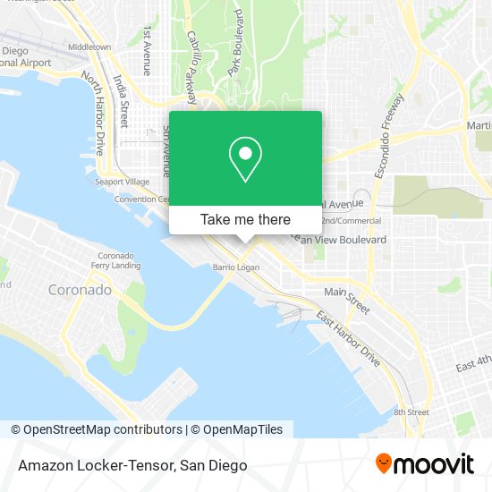 Amazon Locker-Tensor map