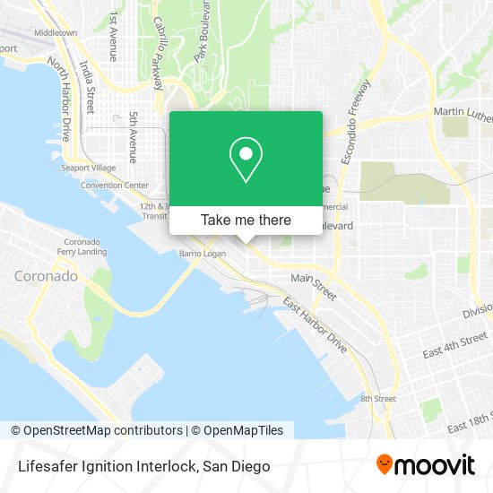 Mapa de Lifesafer Ignition Interlock