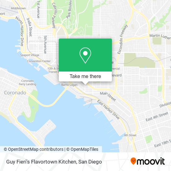 Guy Fieri's Flavortown Kitchen map