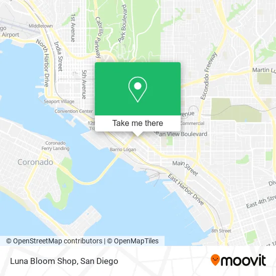 Luna Bloom Shop map