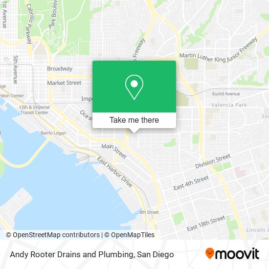 Andy Rooter Drains and Plumbing map