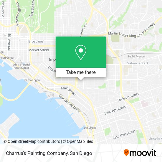 Mapa de Charrua's Painting Company