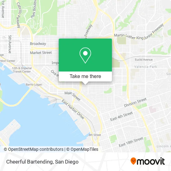 Cheerful Bartending map