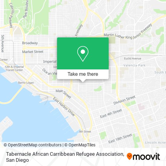 Mapa de Tabernacle African Carribbean Refugee Association