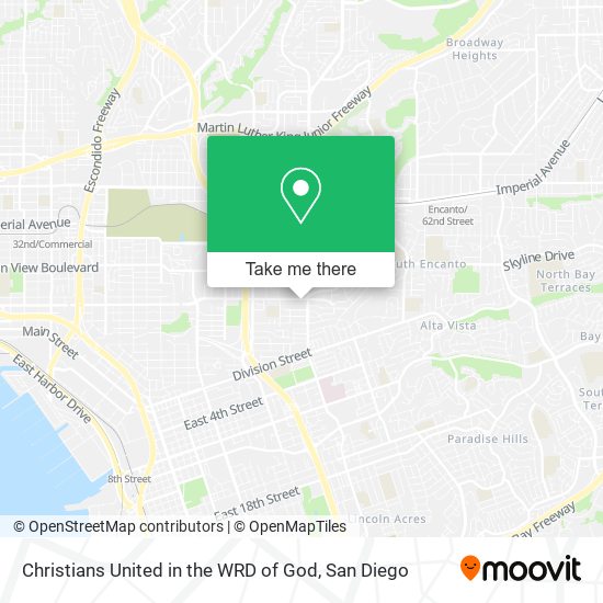 Mapa de Christians United in the WRD of God