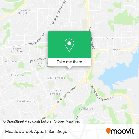 Mapa de Meadowbrook Apts. I