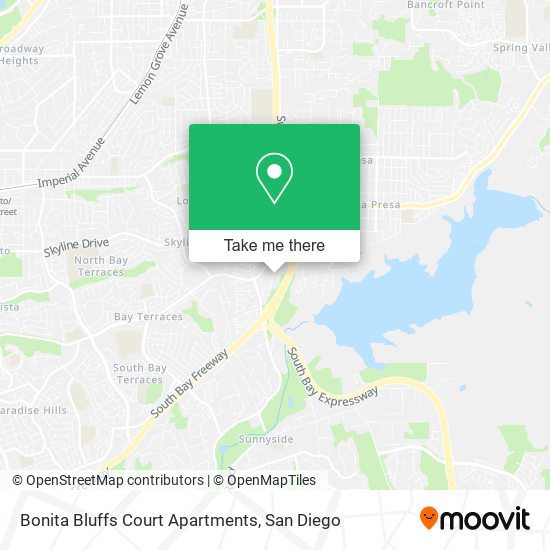 Mapa de Bonita Bluffs Court Apartments