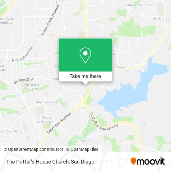 The Potter's House Church map