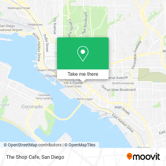 The Shop Cafe map