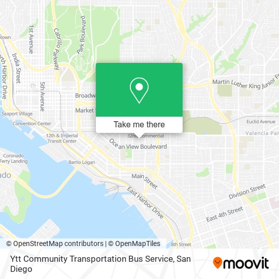 Ytt Community Transportation Bus Service map