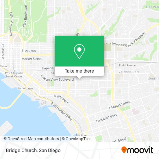 Mapa de Bridge Church