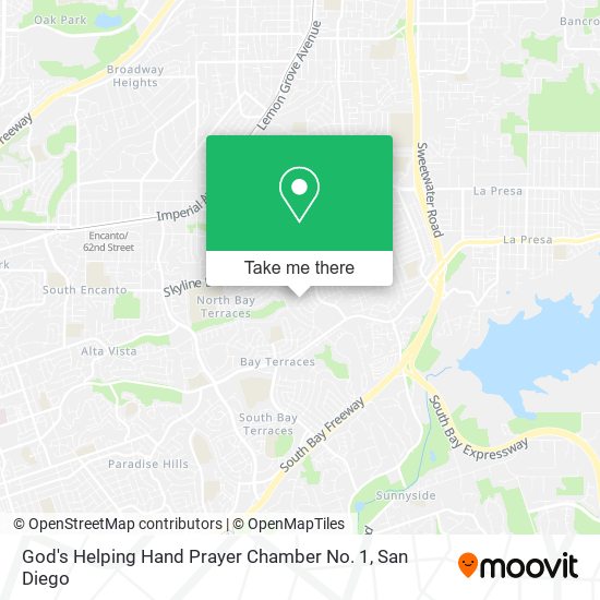God's Helping Hand Prayer Chamber No. 1 map
