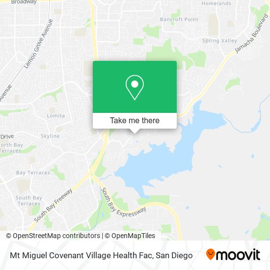 Mapa de Mt Miguel Covenant Village Health Fac